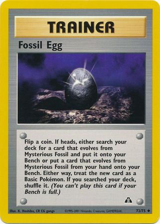 Fossil Egg (72/75) [Neo Discovery Unlimited] | RetroPlay Games