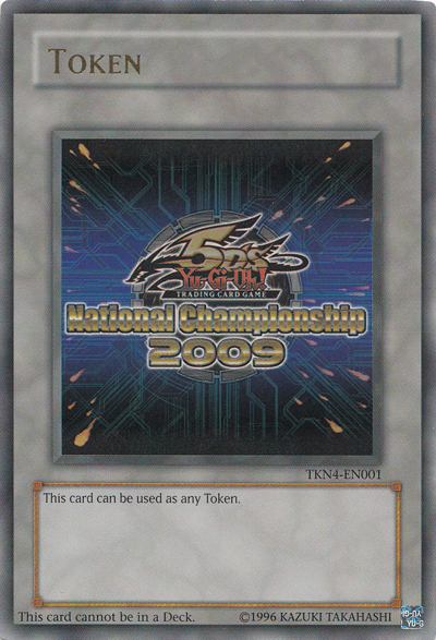 Yu-Gi-Oh 5D's 2009 National Championship Token [TKN4-EN001] Ultra Rare | RetroPlay Games