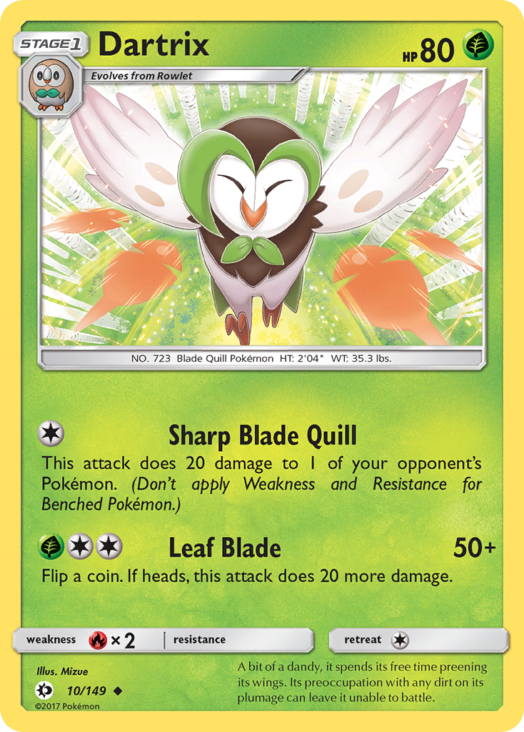 Dartrix (10/149) [Sun & Moon: Base Set] | RetroPlay Games