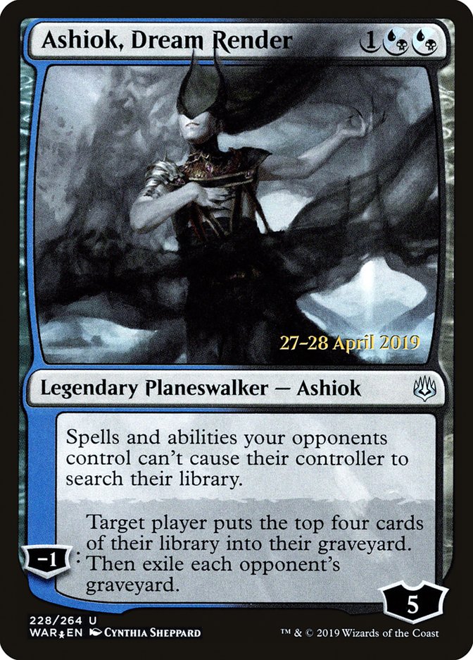 Ashiok, Dream Render  [War of the Spark Prerelease Promos] | RetroPlay Games