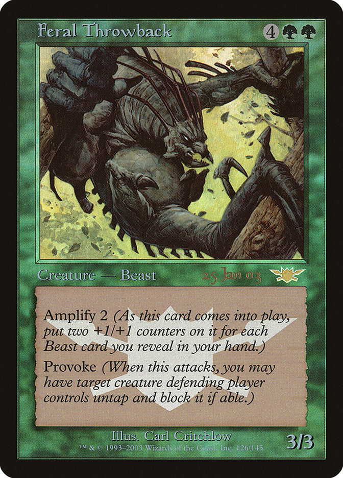 Feral Throwback [Legions Promos] | RetroPlay Games