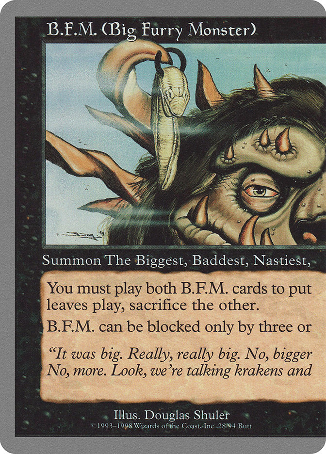 B.F.M. (Big Furry Monster) (28/94) [Unglued] | RetroPlay Games