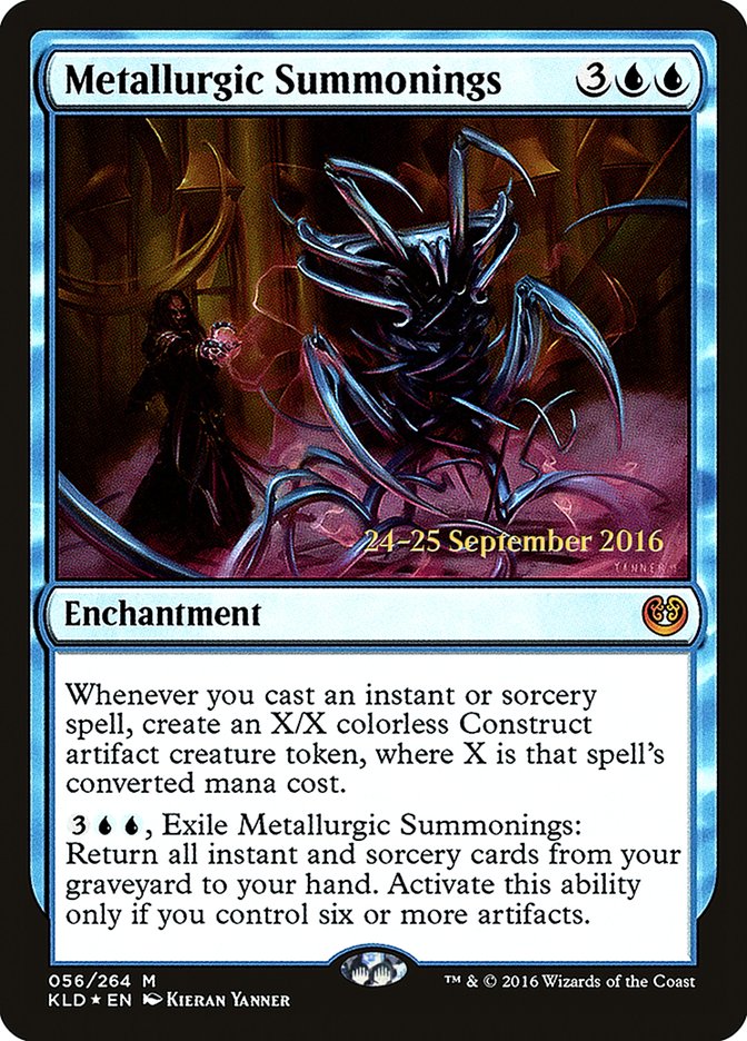 Metallurgic Summonings  [Kaladesh Prerelease Promos] | RetroPlay Games