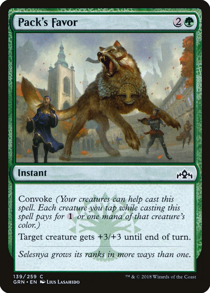 Pack's Favor [Guilds of Ravnica] | RetroPlay Games
