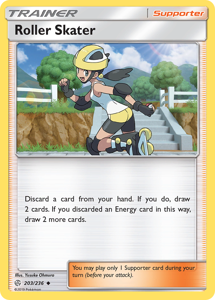 Roller Skater (203/236) [Sun & Moon: Cosmic Eclipse] | RetroPlay Games