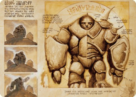 Precursor Golem Art Card [The Brothers' War Art Series] | RetroPlay Games