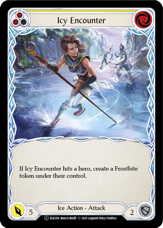 Icy Encounter (Yellow) [U-ELE158] (Tales of Aria Unlimited)  Unlimited Normal | RetroPlay Games