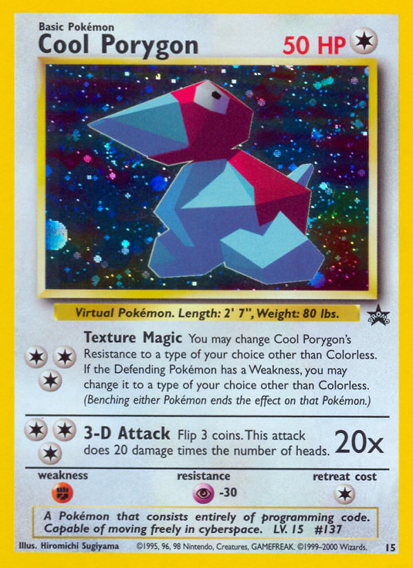 Cool Porygon (15) [Wizards of the Coast: Black Star Promos] | RetroPlay Games