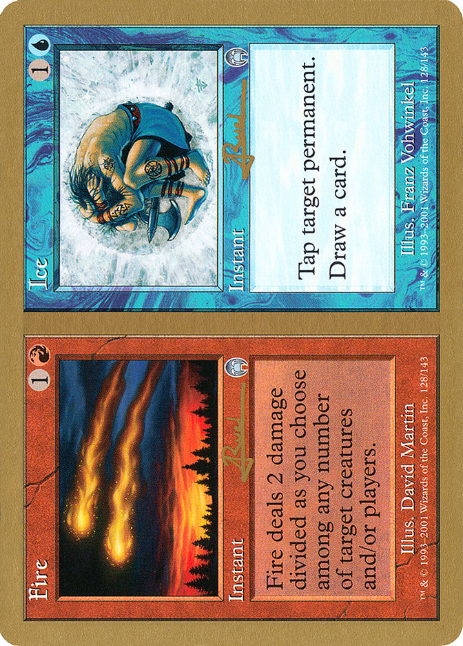 Fire // Ice (Antoine Ruel) [World Championship Decks 2001] | RetroPlay Games