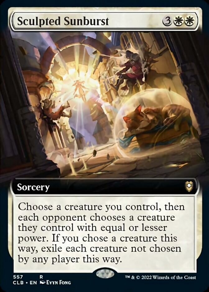 Sculpted Sunburst (Extended Art) [Commander Legends: Battle for Baldur's Gate] | RetroPlay Games