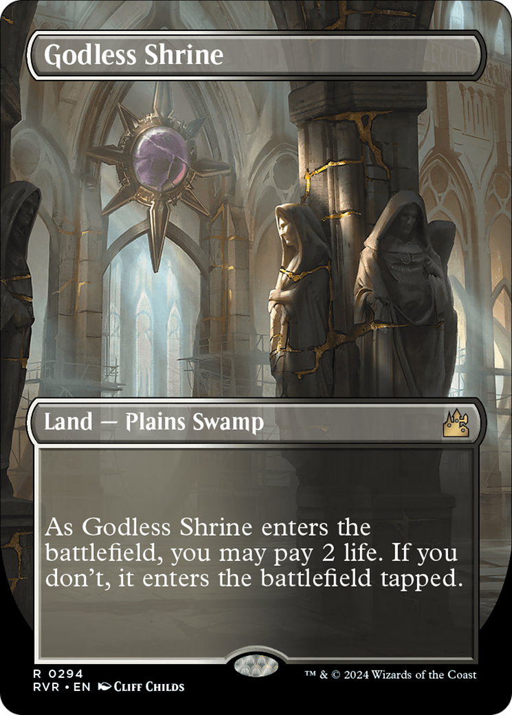 Godless Shrine (Borderless) [Ravnica Remastered] | RetroPlay Games