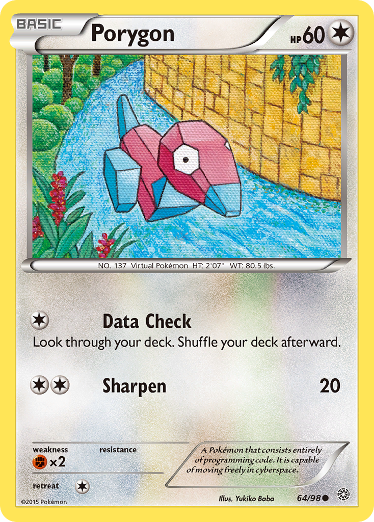 Porygon (64/98) [XY: Ancient Origins] | RetroPlay Games