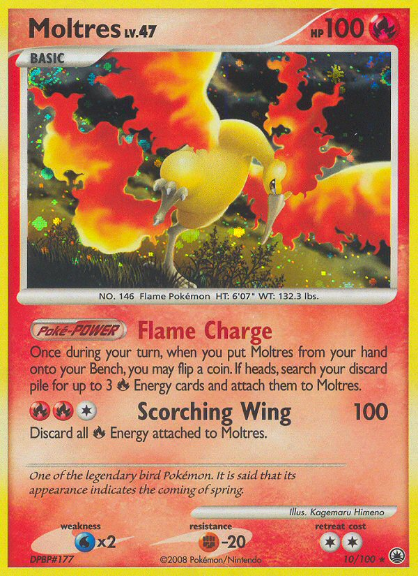 Moltres (10/100) [Diamond & Pearl: Majestic Dawn] | RetroPlay Games