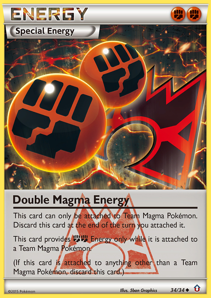 Double Magma Energy (34/34) [XY: Double Crisis] | RetroPlay Games