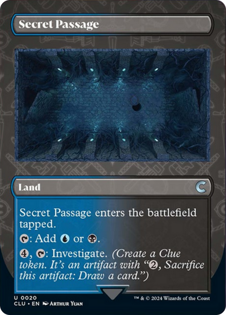 Secret Passage (Borderless) [Ravnica: Clue Edition] | RetroPlay Games