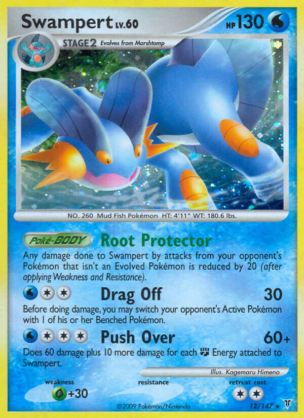 Swampert (12/147) (Theme Deck Exclusive) [Platinum: Supreme Victors] | RetroPlay Games