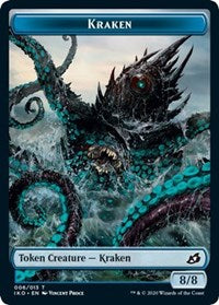 Kraken // Human Soldier (003) Double-sided Token [Ikoria: Lair of Behemoths Tokens] | RetroPlay Games