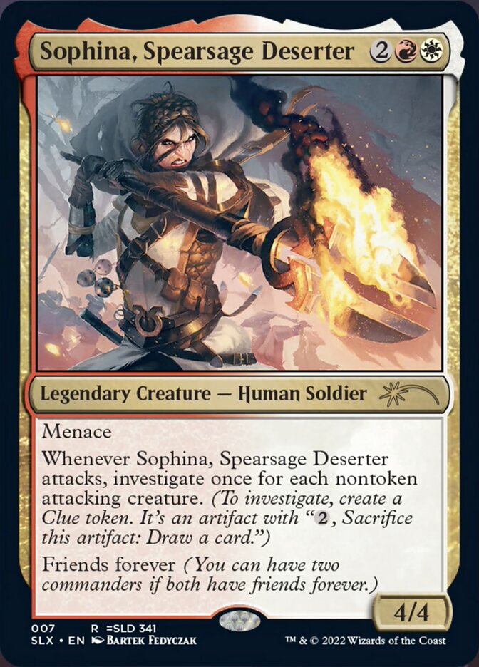 Sophina, Spearsage Deserter [Secret Lair: Universes Within] | RetroPlay Games