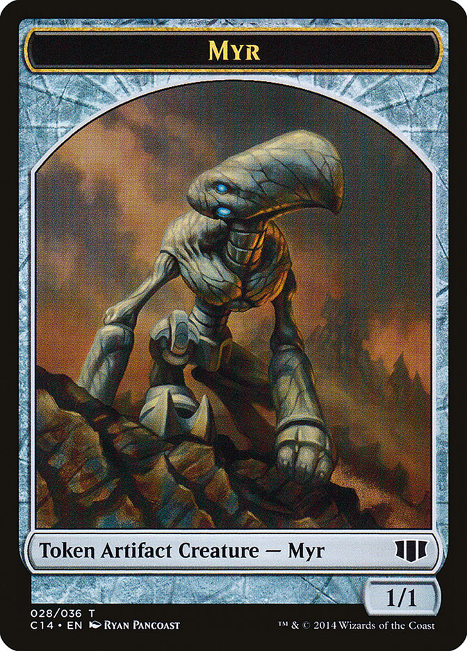 Myr // Pentavite Double-sided Token [Commander 2014 Tokens] | RetroPlay Games