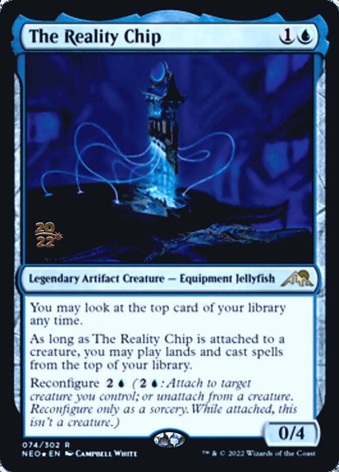 The Reality Chip [Kamigawa: Neon Dynasty Prerelease Promos] | RetroPlay Games