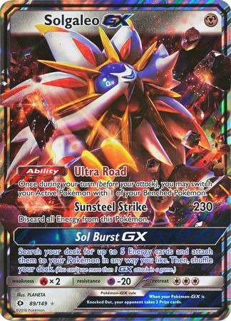 Solgaleo GX (89/149) (Jumbo Card) [Sun & Moon: Base Set] | RetroPlay Games