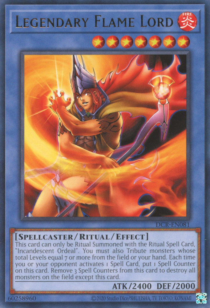 Legendary Flame Lord [DCR-EN081] Rare | RetroPlay Games