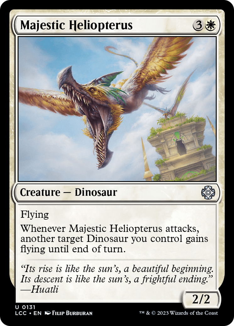 Majestic Heliopterus [The Lost Caverns of Ixalan Commander] | RetroPlay Games