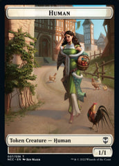 Eldrazi Spawn // Human Double-sided Token [Streets of New Capenna Commander Tokens] | RetroPlay Games