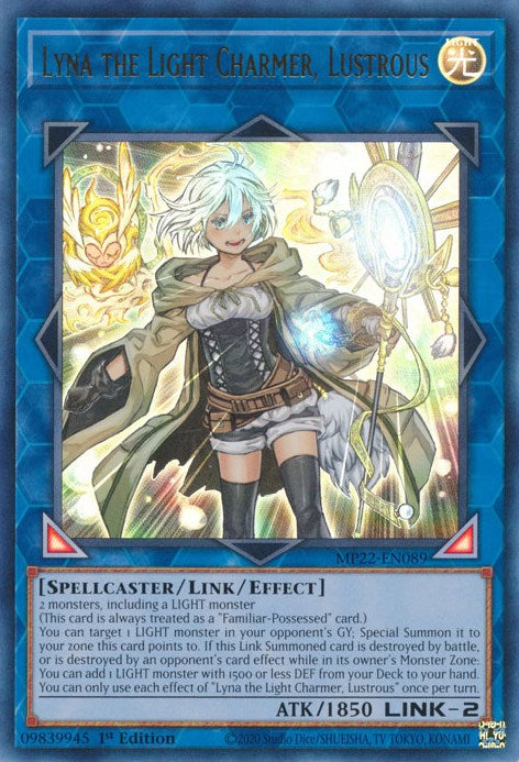 Lyna the Light Charmer, Lustrous [MP22-EN089] Ultra Rare | RetroPlay Games