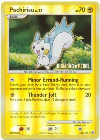 Pachirisu (35/130) [Burger King Promos: 2008 Collection] | RetroPlay Games