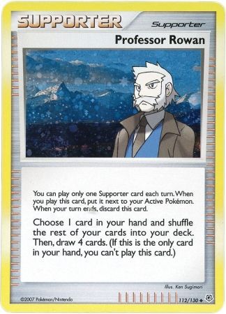 Professor Rowan (112/130) (Cosmos Holo) [Diamond & Pearl: Base Set] | RetroPlay Games