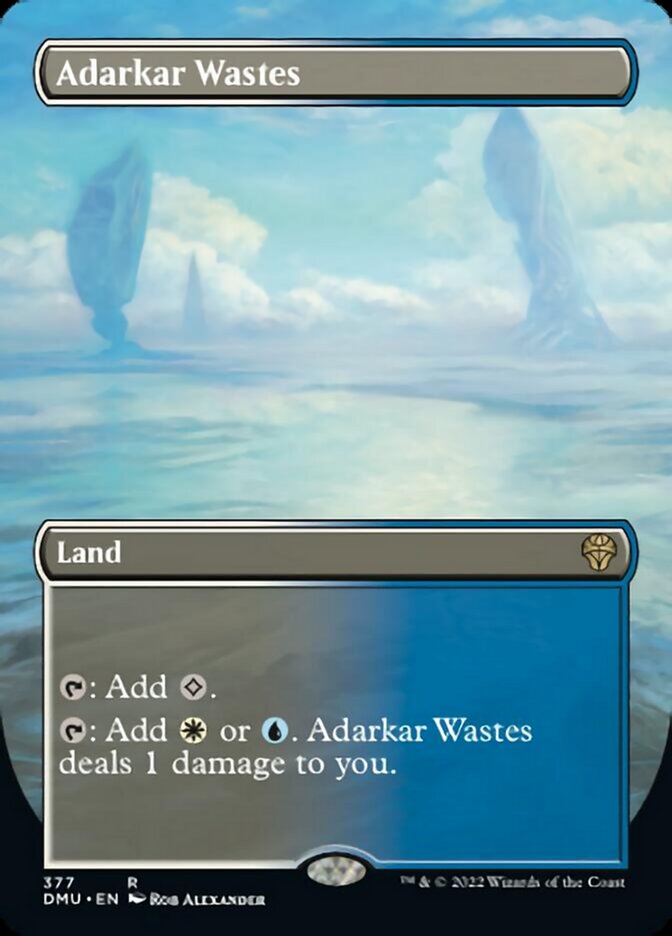 Adarkar Wastes (Borderless Alternate Art) [Dominaria United] | RetroPlay Games