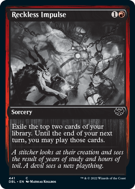 Reckless Impulse [Innistrad: Double Feature] | RetroPlay Games