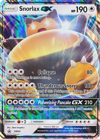 Snorlax GX (SM05) (Jumbo Card) [Sun & Moon: Black Star Promos] | RetroPlay Games