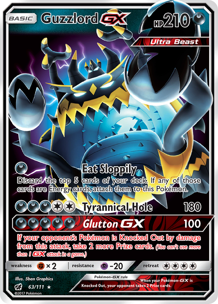 Guzzlord GX (63/111) [Sun & Moon: Crimson Invasion] | RetroPlay Games