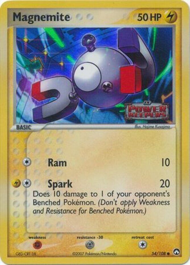 Magnemite (54/108) (Stamped) [EX: Power Keepers] | RetroPlay Games