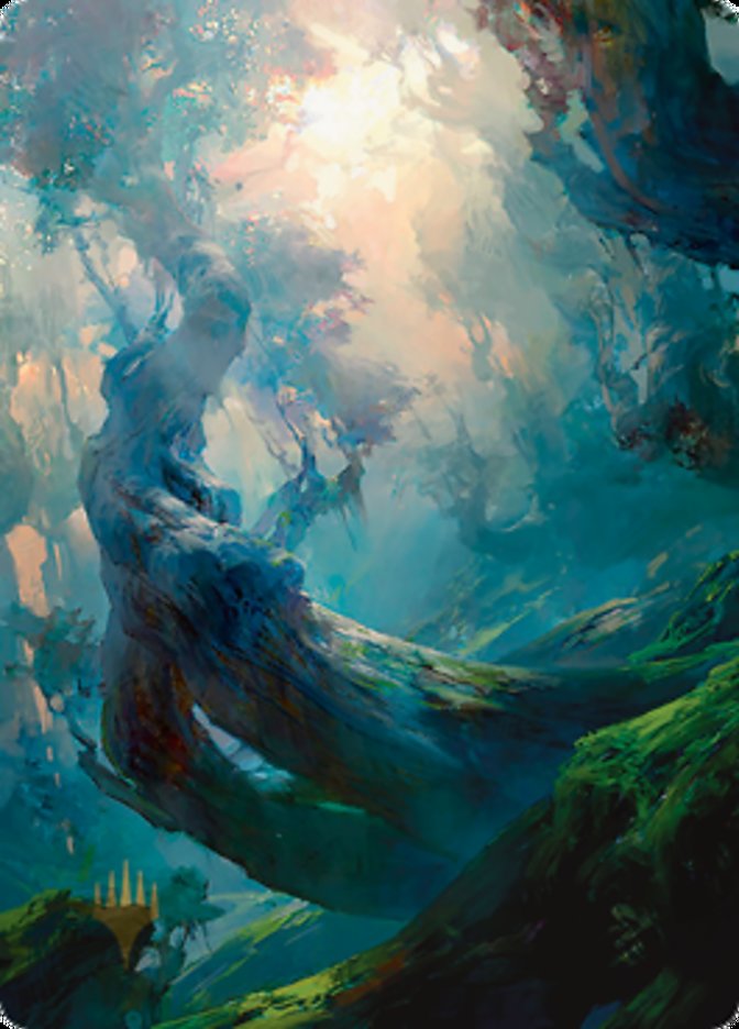 Forest 3 Art Card (Gold-Stamped Signature) [Zendikar Rising Art Series] | RetroPlay Games
