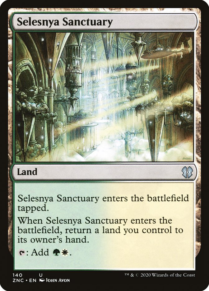 Selesnya Sanctuary [Zendikar Rising Commander] | RetroPlay Games