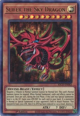 Slifer the Sky Dragon (Ultra Pharaoh's Rare) [KICO-EN063] Ultra Pharaoh’s Rare | RetroPlay Games