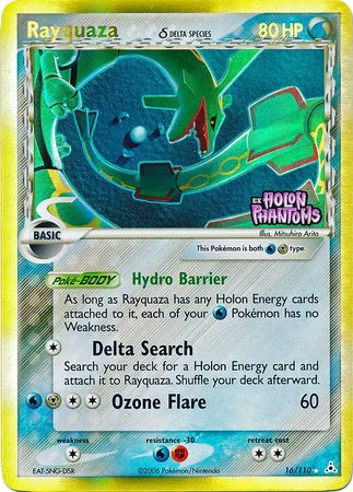 Rayquaza (16/110) (Delta Species) (Stamped) [EX: Holon Phantoms] | RetroPlay Games