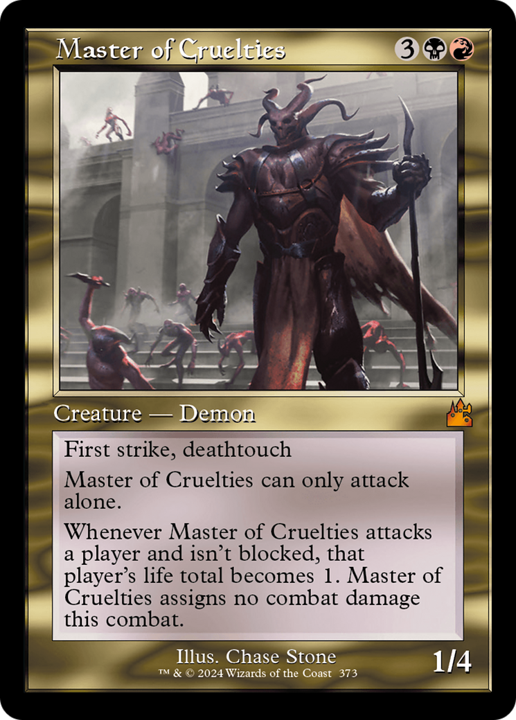 Master of Cruelties (Retro Frame) [Ravnica Remastered] | RetroPlay Games