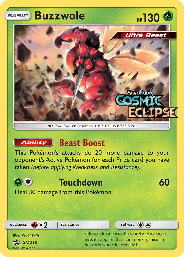 Buzzwole (SM218) [Sun & Moon: Black Star Promos] | RetroPlay Games