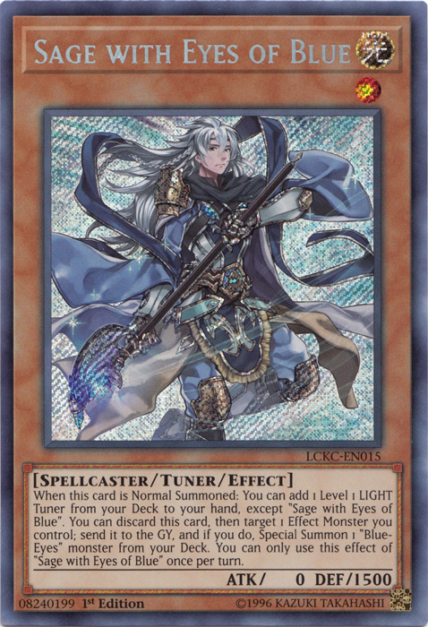 Sage with Eyes of Blue [LCKC-EN015] Secret Rare | RetroPlay Games