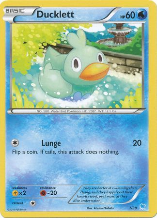 Ducklett (7/30) [XY: Trainer Kit 3 - Suicune] | RetroPlay Games