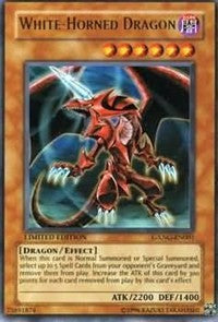 White-Horned Dragon [GXNG-EN001] Ultra Rare | RetroPlay Games