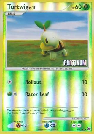 Turtwig (77/100) [Burger King Promos: 2009 Collection] | RetroPlay Games