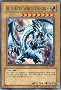 Blue-Eyes White Dragon (Green) [DL09-EN001] Rare | RetroPlay Games