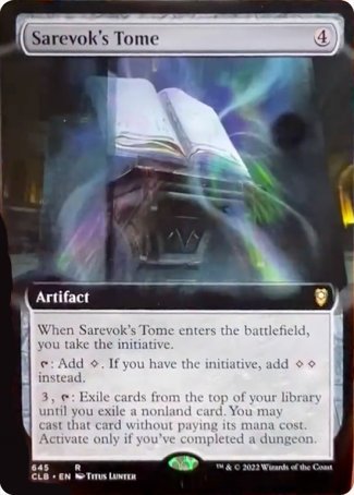 Sarevok's Tome (Extended Art) [Commander Legends: Battle for Baldur's Gate] | RetroPlay Games