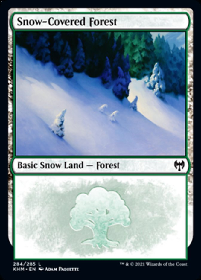 Snow-Covered Forest (284) [Kaldheim] | RetroPlay Games