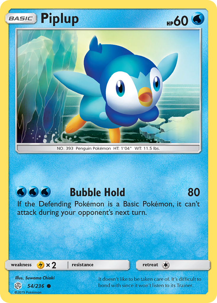 Piplup (54/236) [Sun & Moon: Cosmic Eclipse] | RetroPlay Games